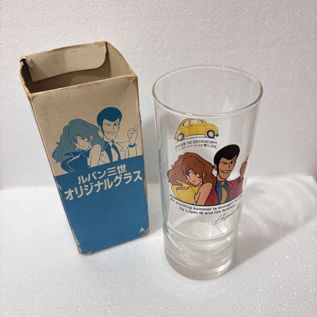 Lupin III Glass Collection (Category: Dinnerware & Cutlery) located in Quezon City. Submitted by lee.selection (Listing ID 1452706013, Image 1). Description: Lupin III Glass Collection Japan surplus items wysiwyg box damage, as is 75php .