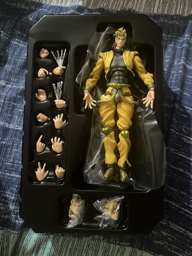 Medicos Super Action Statue - Dio - Jojo’s Bizarre Adventure (Category: Figurines & Statues) located in Taytay. Submitted by soobenirs (Listing ID 1452728330, Image 2). Description: - Dio from JoJo’s Bizarre Adventure - negotiable! - BIB condition - inclusions are complete - figure and inclusions are all in good condition - RFS: decluttering MOP: Gcash, BDO or Maribank MOD: Gogo Express, Lalamove, Grab.