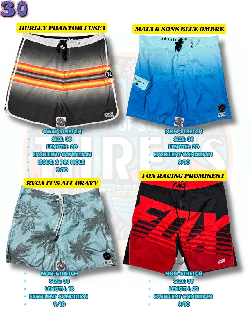 MEN's BOARDSHORTS✨ (Category: Swim Trunks & Board Shorts) located in Cebu City. Submitted by rosalesjannmiko (Listing ID 1452701084, Image 1). Description: 🚨🔥 **JUST DROPPED! NEW BOARDSHORTS HAVE ARRIVED!** 🔥🚨 Looking for the perfect boardshorts this season? 🌊☀️ We've got the latest styles that are built for comfort, style, and all-day wear! 💯 originals 🌴 Perfect for the beach, swimming, outings & everyday casual wear 🎨 Trendy designs you