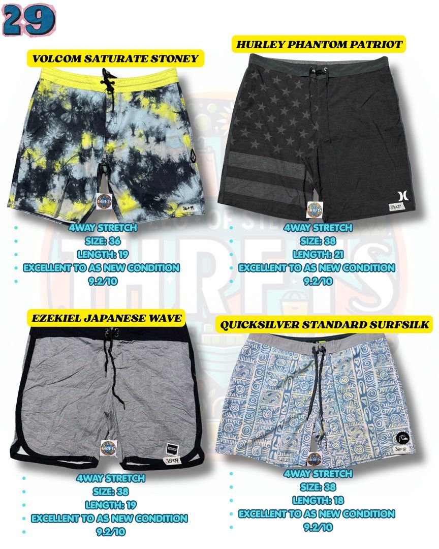 MEN's BOARDSHORTS✨📍 (Category: Swim Trunks & Board Shorts) located in Cebu City. Submitted by rosalesjannmiko (Listing ID 1452701085, Image 2). Description: 🚨🔥 **JUST DROPPED! NEW BOARDSHORTS HAVE ARRIVED!** 🔥🚨 Looking for the perfect boardshorts this season? 🌊☀️ We've got the latest styles that are built for comfort, style, and all-day wear! 💯 originals 🌴 Perfect for the beach, swimming, outings & everyday casual wear 🎨 Trendy designs y