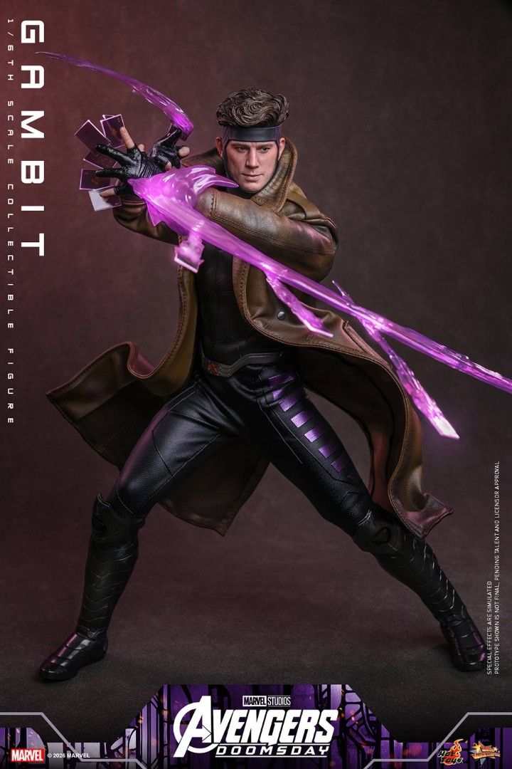 MMS910 Hot Toys Avengers Doomsday: Gambit (Category: Figurines & Statues) located in Manila. Submitted by collectorsgarage.ph (Listing ID 1452842628, Image 3). Description: [PRE-ORDER] Pre Order Price: P16,900 Downpayment: P4,300 Pre-order Deadline: August 23, 2026 Manufacturer: Hot Toys Item Name: MMS910 Avengers Doomsday: Gambit Scale: 1/6 Estimated Dimensions: Height: 12.2" (31cm) Limited Edition: N/A Estimated Completion: Q1 2027 Order Inform