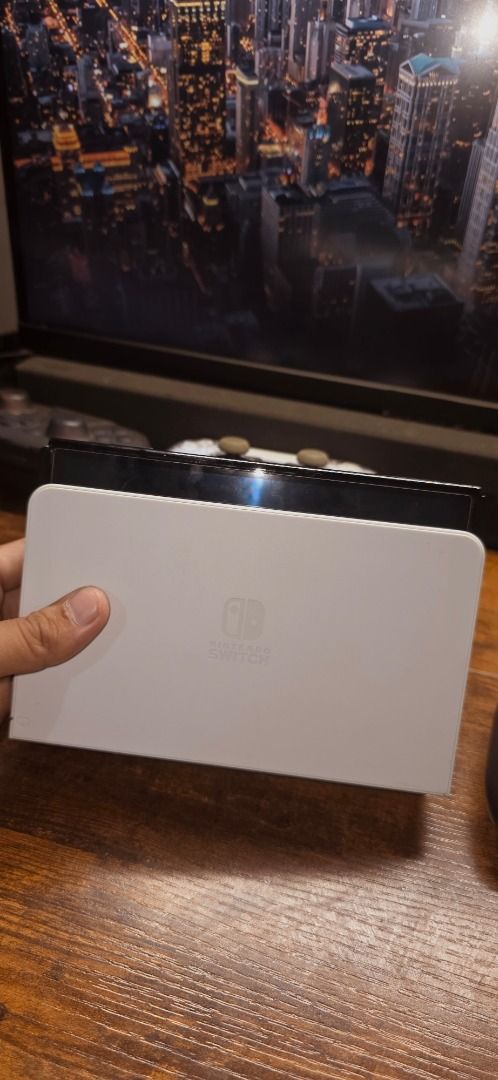 Nintendo Switch OLED White Bundle | Zelda TOTK + It Takes Two | Complete Set (Category: Nintendo) located in Bayambang. Submitted by daaneee (Listing ID 1452863132, Image 1). Description: Nintendo Switch OLED White Bundle Selling my Nintendo Switch OLED White Bundle in excellent condition. I rarely have time to play anymore, so I've decided to let it go. Everything is complete, well maintained, and 100% working. Condition • Like New • 100% Workin