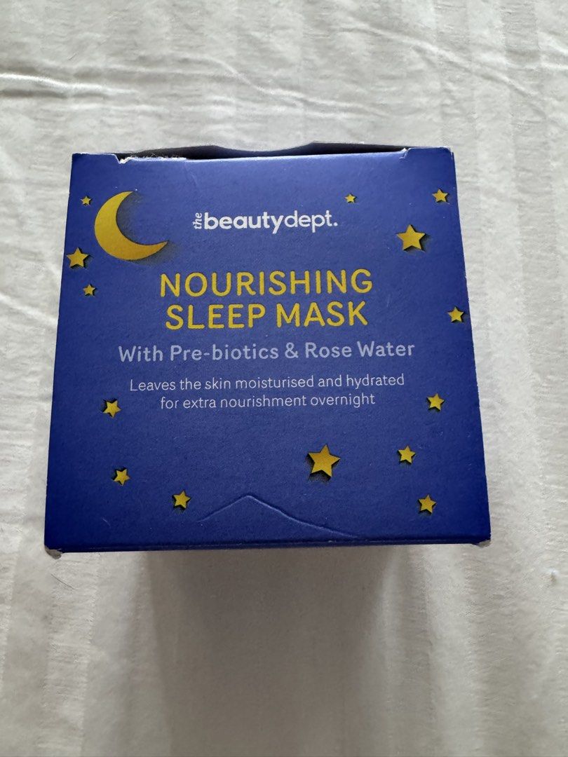 nourishing sleep mask (Category: Face Care) located in Quezon City. Submitted by prettyme23 (Listing ID 1452832916, Image 2). Description: the beauty dept nourishing sleeping mask with probiotics .