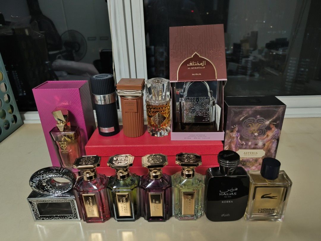 Perfumes Declutter (Category: Fragrance & Deodorants) located in Singapore. Submitted by spaghettiandmeatballs (Listing ID 1452814329, Image 1). Description: PLEASE HAVE AN OPEN LISTING FOR ME TO REPLY TO. Will not respond if not interested. Check out my other listings as well for more fragrances for sale! Trades only with interesting things I have owned most, please do not Lattafa Khamrah or Asad me I'm begging 🙏😭 1. French Avenue Zenith Blue 