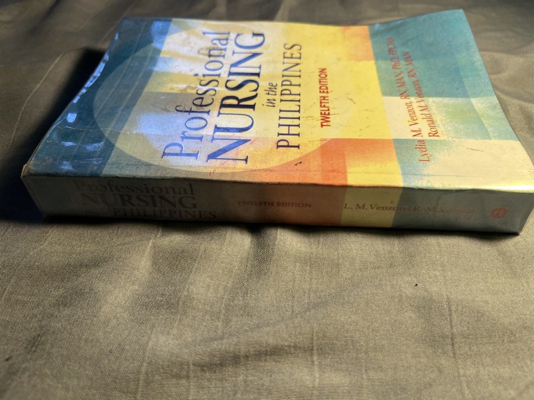 Professional Nursing in the Philippines Twelfth Edition Book (Category: Textbooks) located in Manila. Submitted by phomochel (Listing ID 1452794615, Image 2). Description: • Lightly-used • Outer pages/edges have no marks • Inside pages are in good condition with no major damage • Complete pages and still perfect for studying ✅ Can send video of the book's condition 💵 GCASH / BPI .