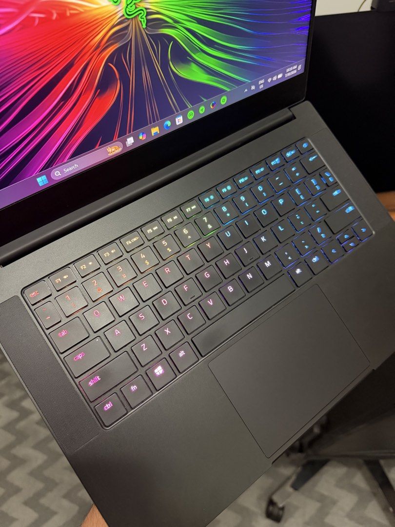 Razer Blade 15 (Category: Laptops & Notebooks) located in Ibaan. Submitted by ronjmsgmb (Listing ID 1452711821, Image 3). Description: Restock ulit ng isa pang Razer!👀 Razer Blade 14 Premium Ultra-Portable Gaming Laptop ₱67,500 • AMD Ryzen 9 5900HX (8 Cores / 16 Threads) • NVIDIA GeForce RTX 3080 • 16GB ram • 14-inch QHD (2560×1440) • 165Hz • 1TB NVMe SSD • Full aluminum Chassis build Inclusions: • Unit • Charger Open for Reservation Open for sh