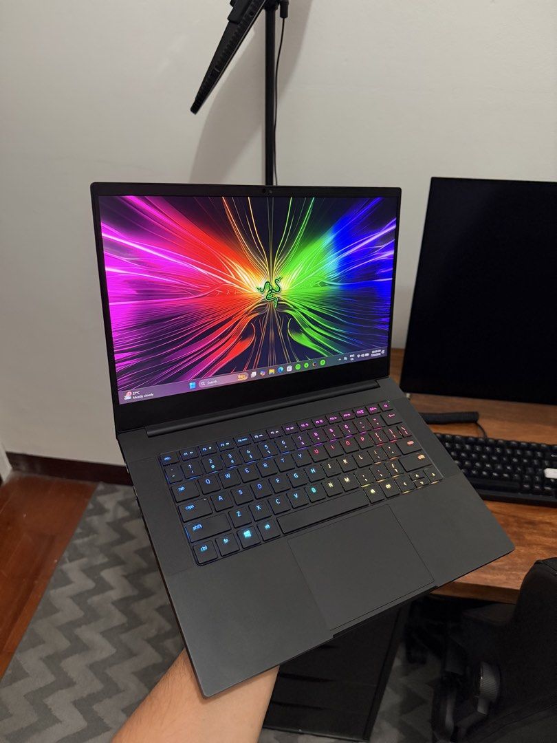 Razer Blade 15 (Category: Laptops & Notebooks) located in Ibaan. Submitted by ronjmsgmb (Listing ID 1452711821, Image 2). Description: Restock ulit ng isa pang Razer!👀 Razer Blade 14 Premium Ultra-Portable Gaming Laptop ₱67,500 • AMD Ryzen 9 5900HX (8 Cores / 16 Threads) • NVIDIA GeForce RTX 3080 • 16GB ram • 14-inch QHD (2560×1440) • 165Hz • 1TB NVMe SSD • Full aluminum Chassis build Inclusions: • Unit • Charger Open for Reservation Open for sh