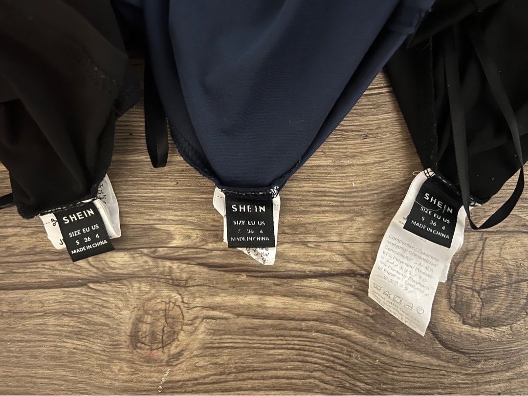 SHEIN Tube Tops (Category: Others Tops) located in Makati City. Submitted by nat____ (Listing ID 1452836978, Image 3). Description: - size small but can fit M - Material: Stretchy, thin, comfy - 220 EACH - 570 TAKE ALL.