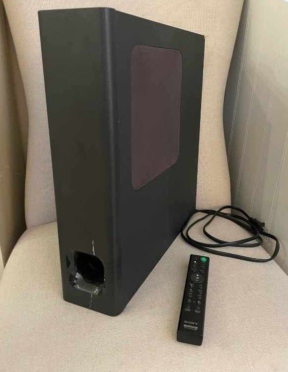 Sony SA-WMT300 Wireless Active Subwoofer (Category: Soundbars, Speakers & Amplifiers) located in Manila. Submitted by vintage0nlineshop (Listing ID 1452878029, Image 1). Description: Sony SA-WMT300 Wireless Active Subwoofer 110V.