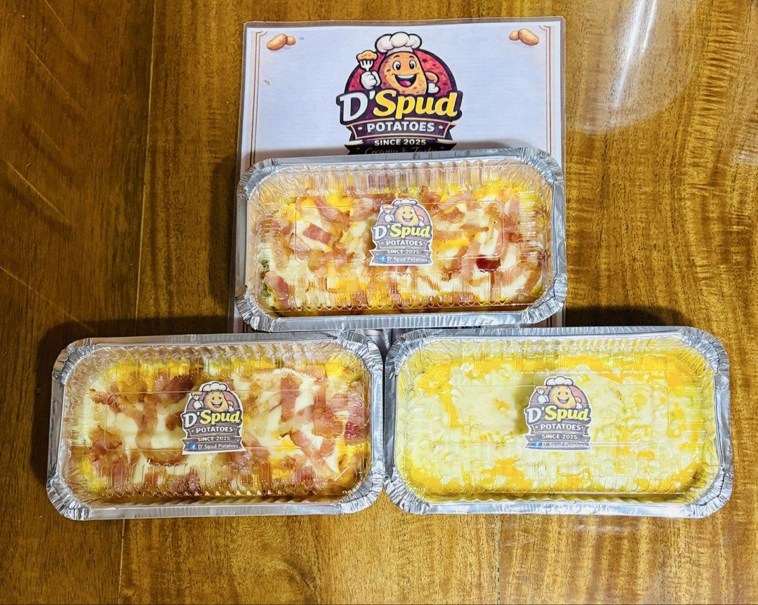 SPUD POTATO (Category: Homemade Bakes) located in Cavite. Submitted by SOLEBEN (Listing ID 1452699830, Image 2). Description: Try our Loaded Spud Potato! 🧀 Freshly baked, fluffy on the inside, and generously loaded with delicious toppings—perfect for snacks, lunch, or dinner! 🤤✨ Made fresh with quality ingredients and loaded with flavor in every bite! 💛 📍 Official Store: Silang Bayan, in front of 7-Eleven (Dine-in & Take-out) 🚚 Lalaan 2 – Pi