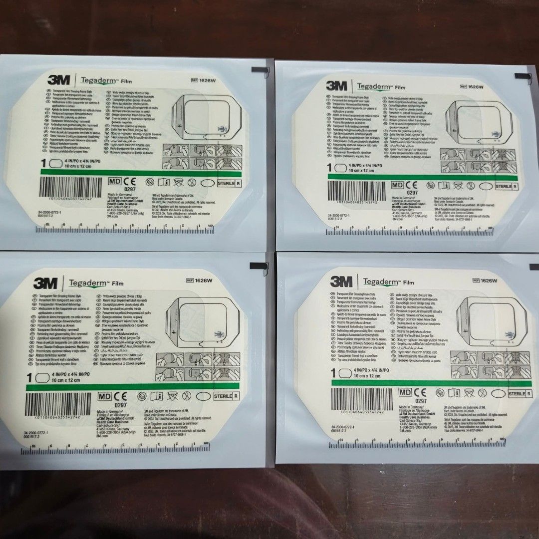 Tegaderm film 3M 4x4 (Category: Medical Supplies & Tools) located in Quezon City. Submitted by medicsupplies_09 (Listing ID 1452744146, Image 1). Description: same day deliver via lalamove.