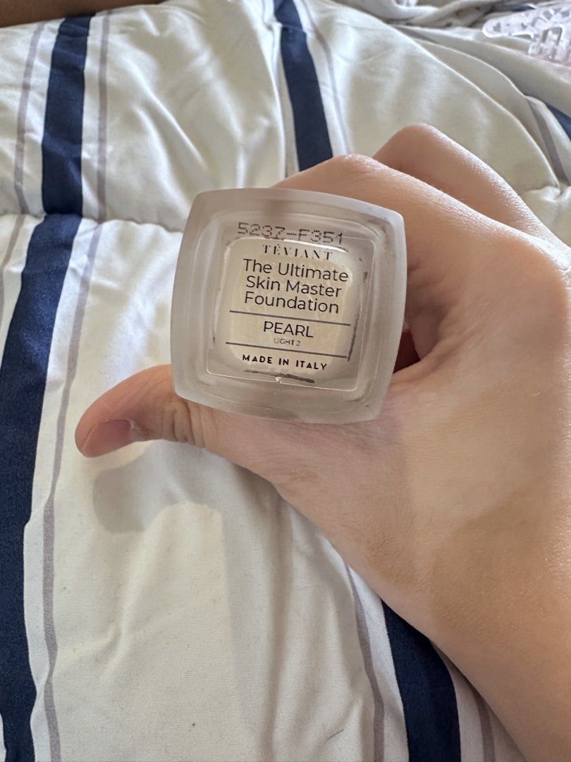 Teviant The Ultimate Skin Master Foundation Pearl (Category: Makeup) located in Davao. Submitted by gentledeer_36a645 (Listing ID 1452786380, Image 2). Description: - Teviant The Ultimate Skin Master Foundation - Shade: Pearl - RFS: WRONG SHADE 🥲🥲🥲 - only used 1 pump legit.