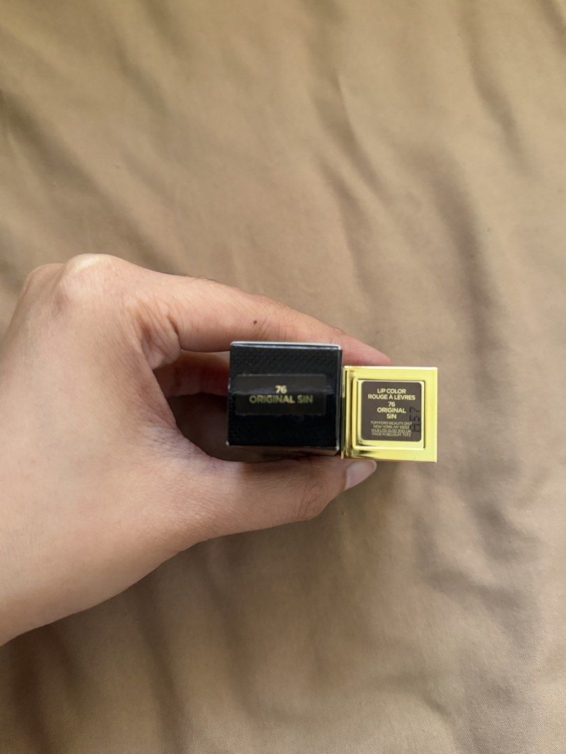 Tom Ford Lip Color (76 Original Sin) (Category: Makeup) located in Mandaluyong City. Submitted by _jdeclutters (Listing ID 1452851846, Image 2). Description: .