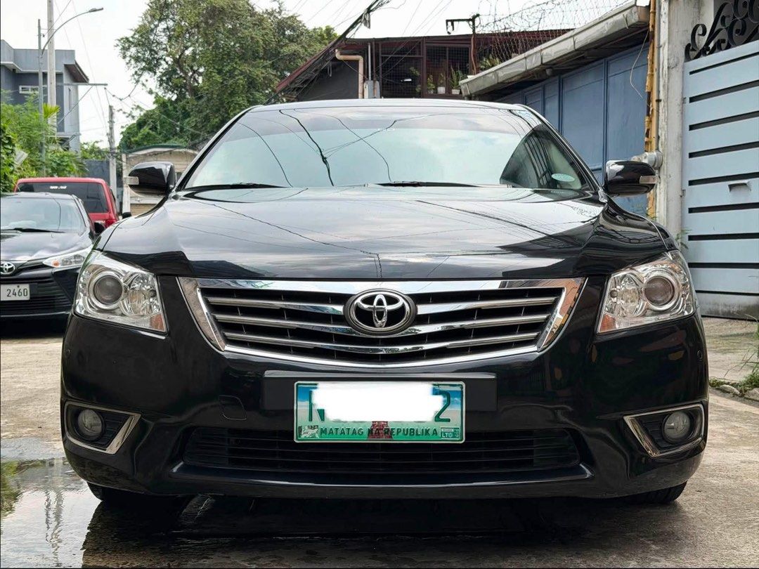 Toyota Camry G 2.4L Auto (Category: Used Cars) located in Manila. Submitted by quality_cars (Listing ID 1452764705, Image 1). Description: FOR SALE‼️ 2010 Toyota Camry G 2.4L Automatic Transmission All Stock 23T Mileage Only Casa Maintained 100% Guaranteed Original Mileage Smells Brandnew Xtreme Black All Original Paint Auto Climate Control A/C Power Retractable Sidemirrors Steering Audio Controls 3m Tint 4 New Tires Front And Rear Sensors 2 Keys
