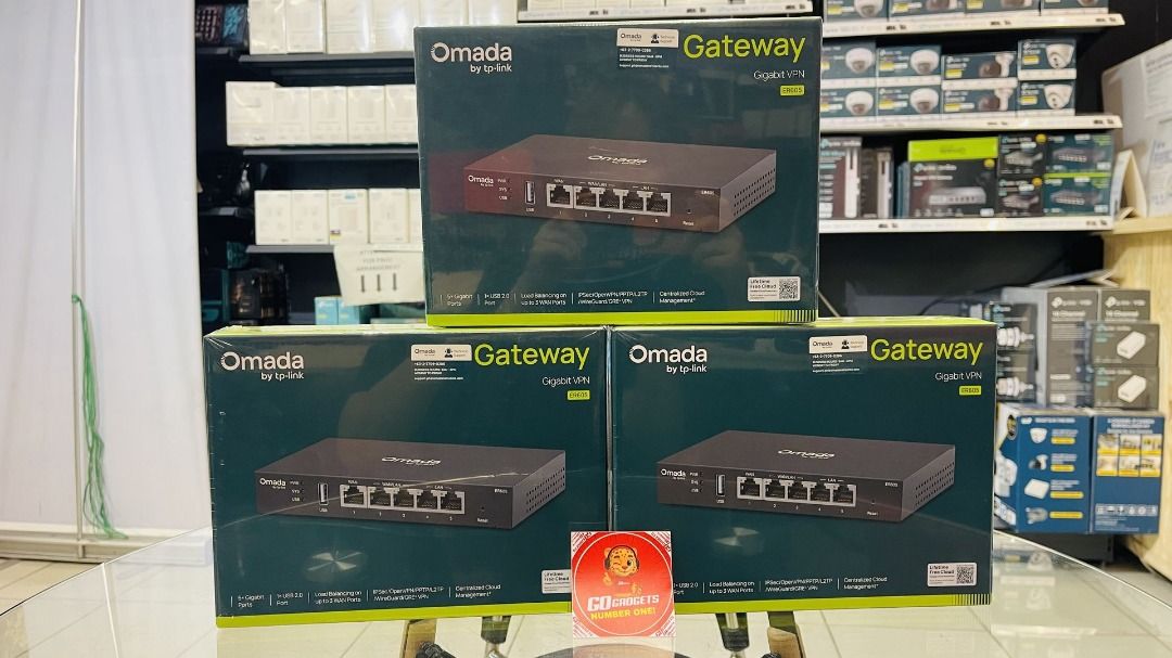 TP-Link ER605 Omada Gigabit VPN Gateway (Category: Networking) located in Caloocan City. Submitted by swiftdeer.cf08f3 (Listing ID 1452798705, Image 1). Description: - Brand new TP-Link Omada ER605 Gigabit VPN Routers - Sealed in original packaging - Ideal for efficient network management - Limited stock available, buy now! 💬 Message us now for full specs & recommendations! 🌐 Suitable for: ✔ Offices ✔ Stores ✔ Restaurants ✔ Warehouses ✔ Piso Wi