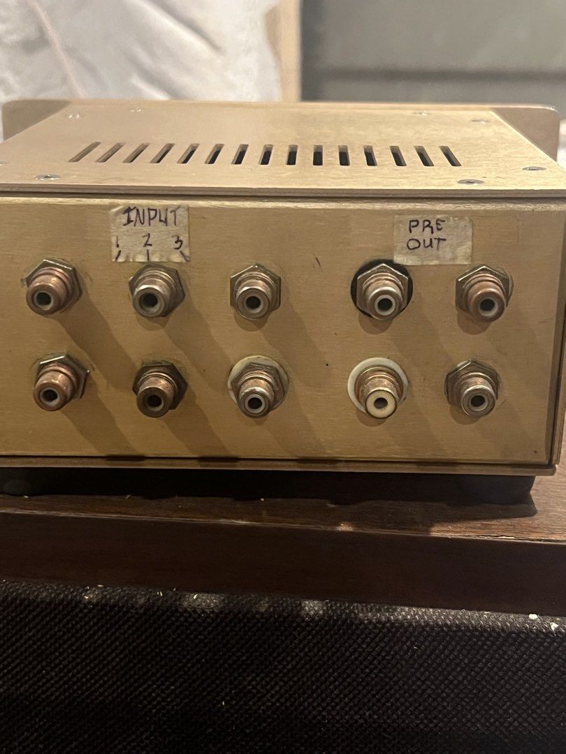 transformer volume control tvc (Category: Soundbars, Speakers & Amplifiers) located in Bulacan. Submitted by singlenote (Listing ID 1452838855, Image 2). Description: passive preamplifier transformer volume control stepped attenuator 3 line 2 output.