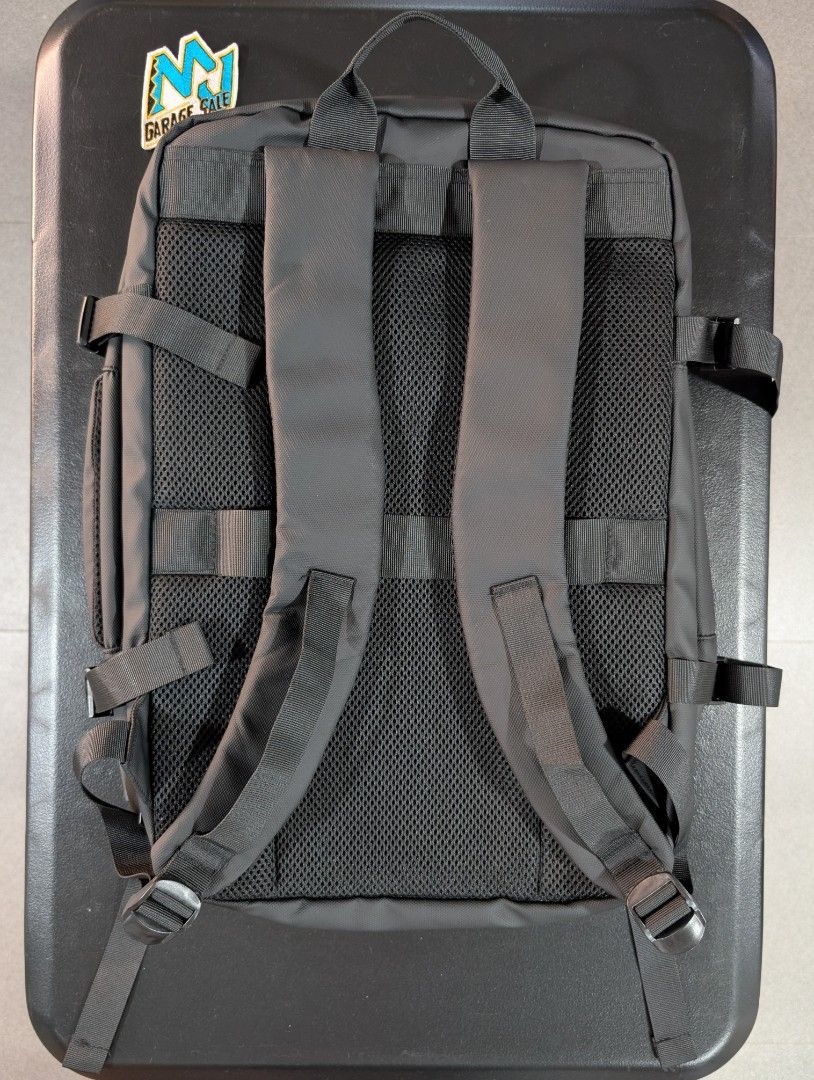 Trend Micro Expandable Travel Backpack With Multiple Compartments (Category: Backpacks) located in Santa Maria. Submitted by mjgaragesale (Listing ID 1452860480, Image 3). Description: Trend Micro Expandable Travel Backpack With Multiple Compartments - 30L - 35L - Condition 9.8/10 - Main zippered compartment - Front zippered pocket - Adjustable padded shoulder straps - Side mesh pockets for water bottles - Durable material - Ideal for daily use o