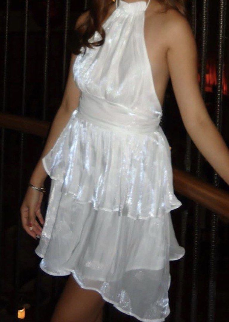 White Halter Neck Backless Dress (Category: Dresses) located in Tarlac. Submitted by luvanth (Listing ID 1452785676, Image 3). Description: .