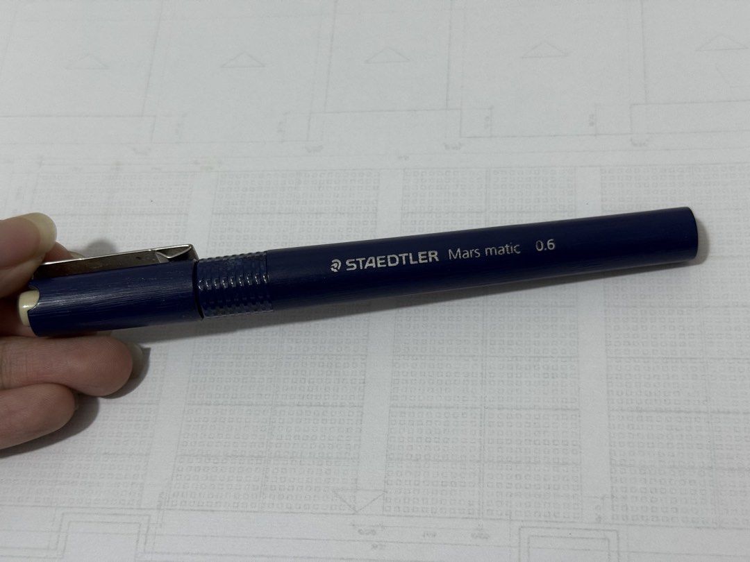 0.6 staedtler technical pen (Category: Stationery & School Supplies) located in Antipolo. Submitted by deah_mm (Listing ID 1452969928, Image 1). Description: working well! can send more pics via dm mop: gcash/bdo mod: lalamove/jnt loc: antipolo/sampaloc .