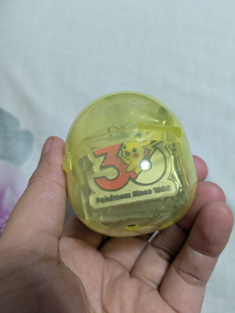 30th Anniversary Pokemon Keychain (Category: Character Goods) located in Muntinlupa City. Submitted by pfibhionlineshop (Listing ID 1452978100, Image 1). Description: Item is sealed and fresh from Gachapon machine. Pikachu (Super Rare).