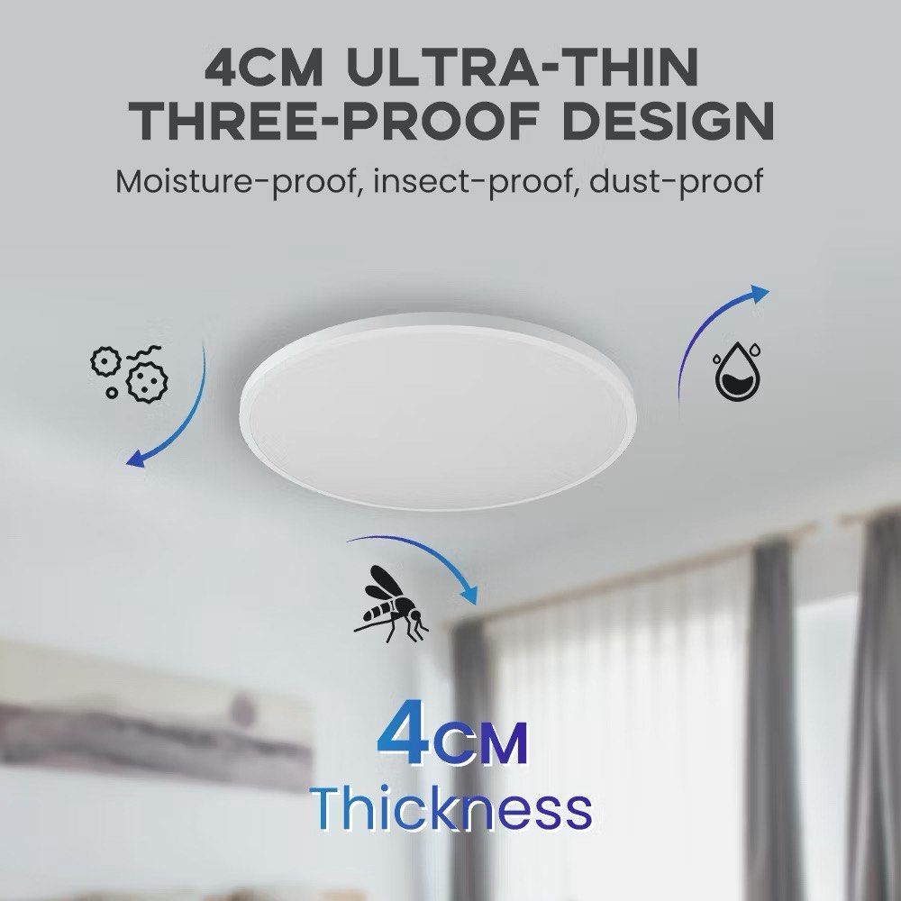 3 Color Ceiling Light 48W Fully Sealed Surface LED Light for Room (Category: Lighting) located in Manila. Submitted by mae_gregorio (Listing ID 1452896217, Image 3). Description: 3 Color Ceiling Light 48W Fully Sealed Surface LED Light for Room 🏷️ Available: 2 🏷️ Brand-new (kakabukas lang) 🏷️ RFS: mali ng bili 📍 Gagalangin, Tondo 🛵 Same day delivery only.