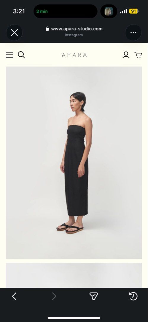 APARA Brown Strapless Maxi Dress (Category: Dresses) located in Manila. Submitted by anxiousbaker (Listing ID 1452942156, Image 2). Description: - Brand: APARA - Style: Strapless Maxi Dress - Color: Black - Material: Linen - Size: L - Condition: brand new (selling because I found out I bought this twice pala) - Occasion: Ideal for events or a night out - SRP is P5,200 but NEGOTIABLE but pass to lowballers Photos from the website are the black one