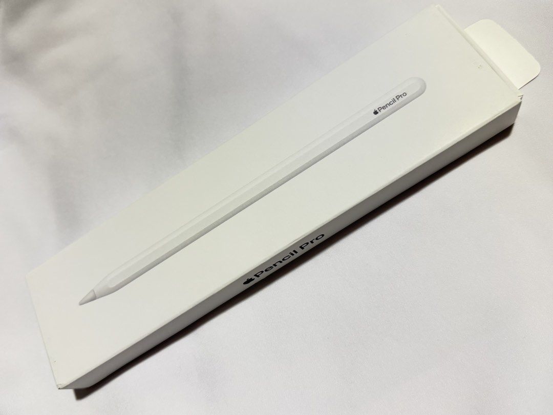 Apple Pencil Pro (Category: Other Mobile & Gadget Accessories) located in Quezon City. Submitted by jingkeelou (Listing ID 1452904302, Image 1). Description: - Original Apple Pencil Pro - Comes in original packaging - Works with compatible iPads: > iPad Pro (M4, M5) > iPad Air (M2, M3) > iPad Mini (A17 Pro) Reason for selling: Not compatible with my ipad, wrong version purchased. Box opened but item was never used. Stored after checking. Last pri