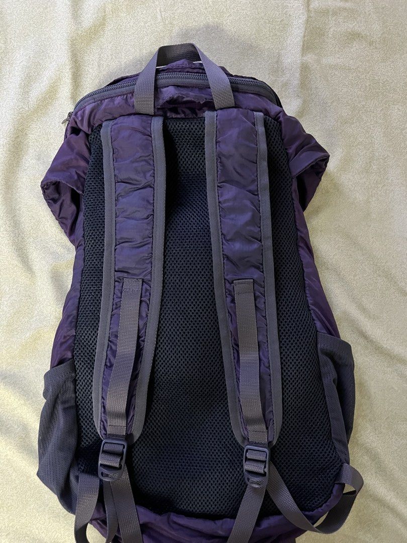 Arcteryx Packable Lightweight Backpack (Category: Backpacks) located in Quezon City. Submitted by declutteringpeppers (Listing ID 1452974867, Image 3). Description: Arcteryx Lightweight Packable Backpack - approx 18 to 20L - packable - tear at the back of the top compartment.