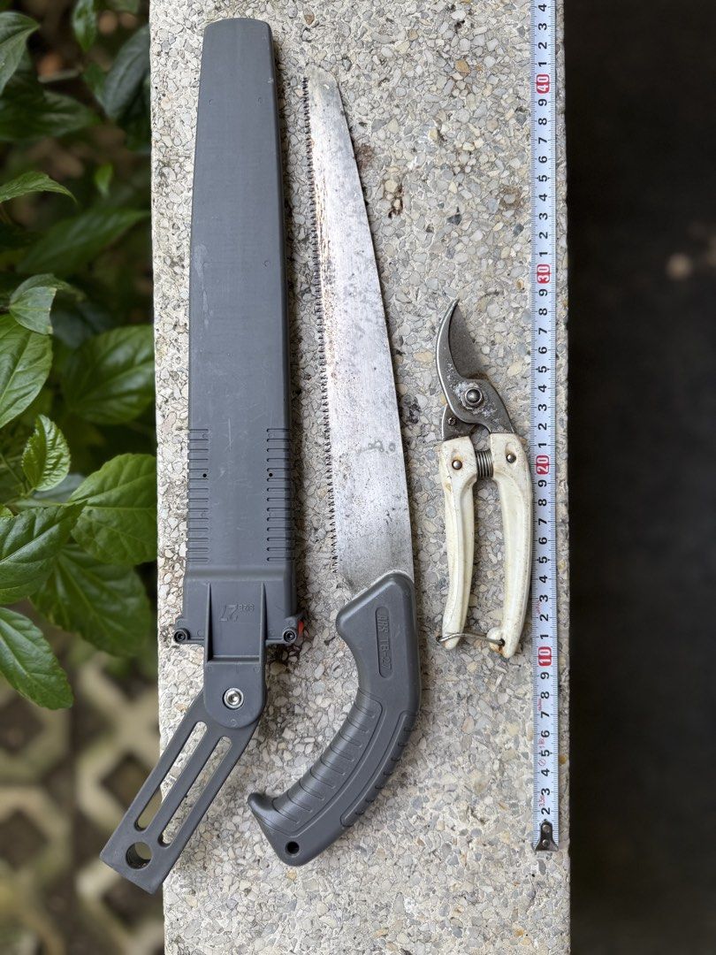 ARS Japan Pruning Shears and Saw with Sheath (Category: Home Improvement Tools & Accessories) located in Calamba. Submitted by transitory (Listing ID 1452888670, Image 2). Description: For Sale Ars saw with sheath and Ars pruning shears Sold as set for ₱850 No parts out Add J&T shipping fee Calamba,Laguna location Pm or contact 09165870869 Salamat.