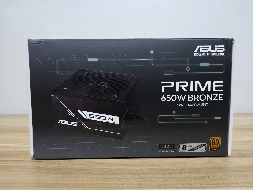 ASUS Prime 650W 80+ Bronze Non-Modular Power Supply (Category: Computer Parts) located in Cabuyao City. Submitted by anythingbutipod (Listing ID 1453047716, Image 1). Description: ASUS Prime 650W 80+ Bronze Non-Modular Power Supply Selling: 3199 only!!! Item Condition: 98% smoothness (brandnew condition) 100% working condition Open only for testing the unit Came from my clients Cancelled System Build Item Includes: Complete with box and Manuals R