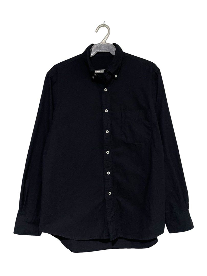 Baleno Button up Black Long Sleeve Shirt (Category: Tshirts & Polo Shirts ) located in Manila. Submitted by commonselection (Listing ID 1452884963, Image 1). Description: Medium 28x21 Cut tag.