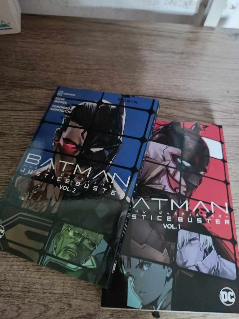 Batman Justice Buster Vol 1 & 2 Manga Set (Category: Comics & Manga) located in San Juan City. Submitted by rainindanes (Listing ID 1452901801, Image 1). Description: - Batman Justice Buster Manga Volumes 1 & 2 (selling as a bundle) - Translated in English -Has some yellow parts on the sides (I can take my pics if needed) - Ideal for Batman fans who also like manga RFS: for now decluterring.