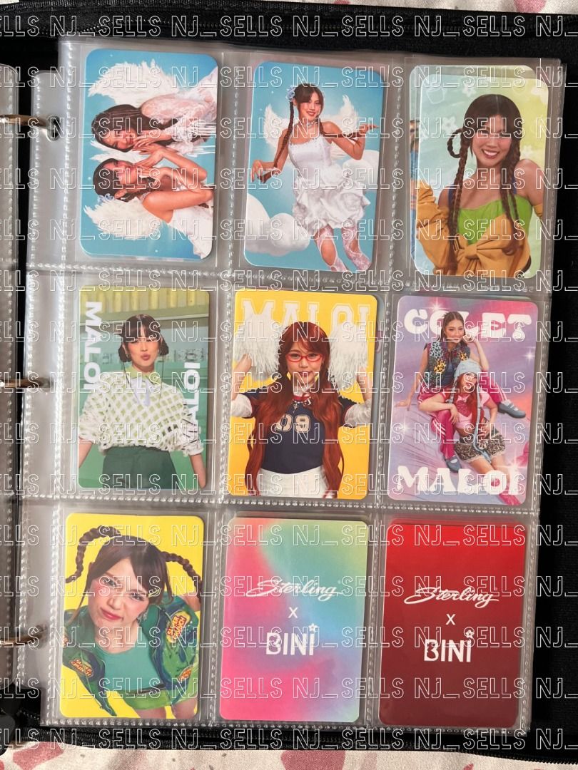 Bini Colet / Maloi - Photocards (Category: Raw Singles) located in Taguig. Submitted by nj_sells (Listing ID 1452932152, Image 2). Description: FS: 📍Bini Colet / Maloi - Photocards [Personal Collection], mssg for price list RFS: • Urgent need funds / decided to collect some pili photocards na lang ✔️Prio take: 5pcs + 💲Selling Price: starts at Php 70 + sf (tingi) 📌Location: Taguig City [ready to ship] 🧾Mode of Payment: Gcash ✔️Condition: 10/10