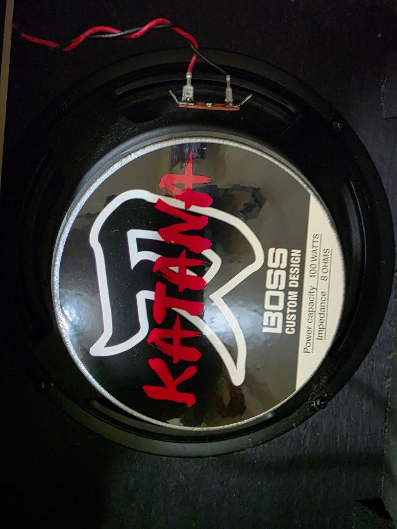 BOSS KTN-100 3 Katana Guitar Amplifier (Category: Musical Instruments) located in San Jose del Monte. Submitted by totoygwapo0925 (Listing ID 1453050152, Image 3). Description: regalo lang sakin diko na ginamit, retired banda napo - BOSS Katana KTN-100 3 Guitar Amp - 100-watt combo amplifier - 12-inch speaker - kasama na foot switch for boss katana worth 8k - Built-in effects - USB connectivity for recording - Ideal for practice and live performa
