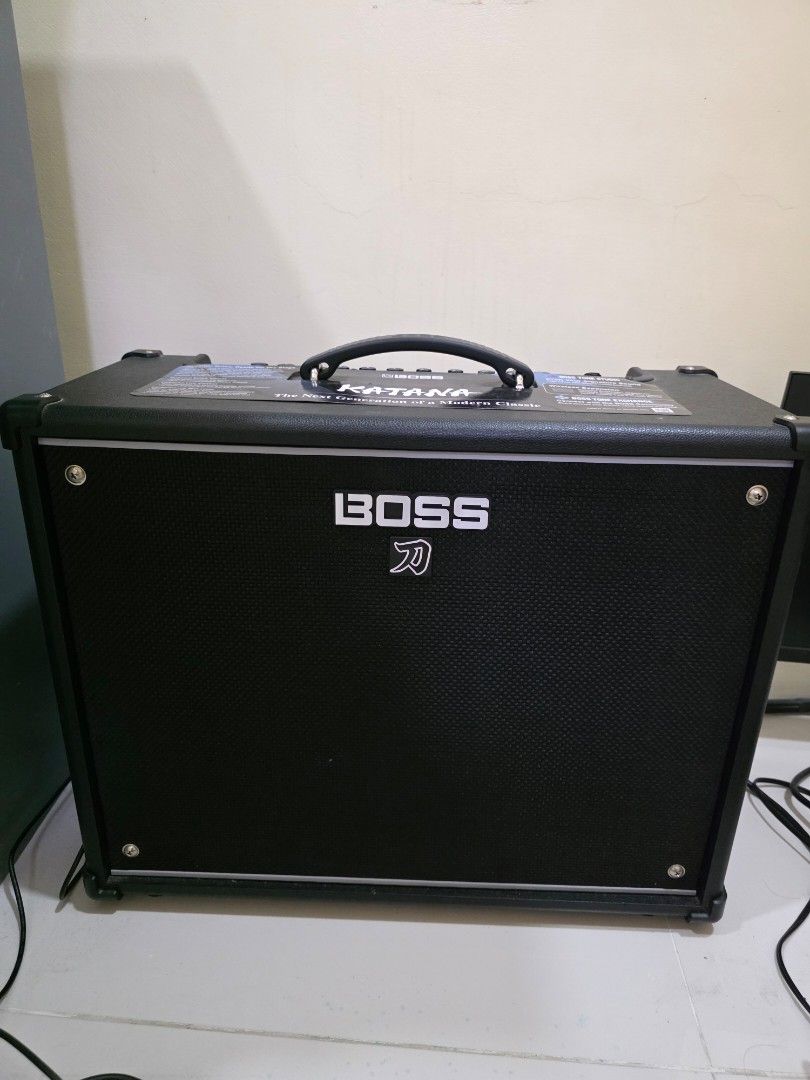BOSS KTN-100 3 Katana Guitar Amplifier (Category: Musical Instruments) located in San Jose del Monte. Submitted by totoygwapo0925 (Listing ID 1453050152, Image 1). Description: regalo lang sakin diko na ginamit, retired banda napo - BOSS Katana KTN-100 3 Guitar Amp - 100-watt combo amplifier - 12-inch speaker - kasama na foot switch for boss katana worth 8k - Built-in effects - USB connectivity for recording - Ideal for practice and live performa