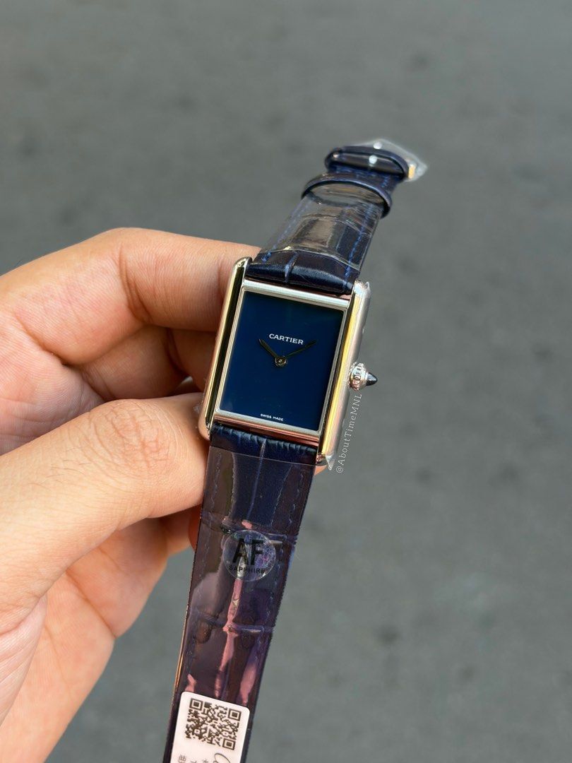Cartier Tank Must Blue (Category: Luxury Watches) located in Manila. Submitted by abouttimemnl2 (Listing ID 1452937008, Image 2). Description: Brand New Tank Must Blue On hand and ready to ship (dm if you want with box) Can ship nationwide! Dm if interested!.