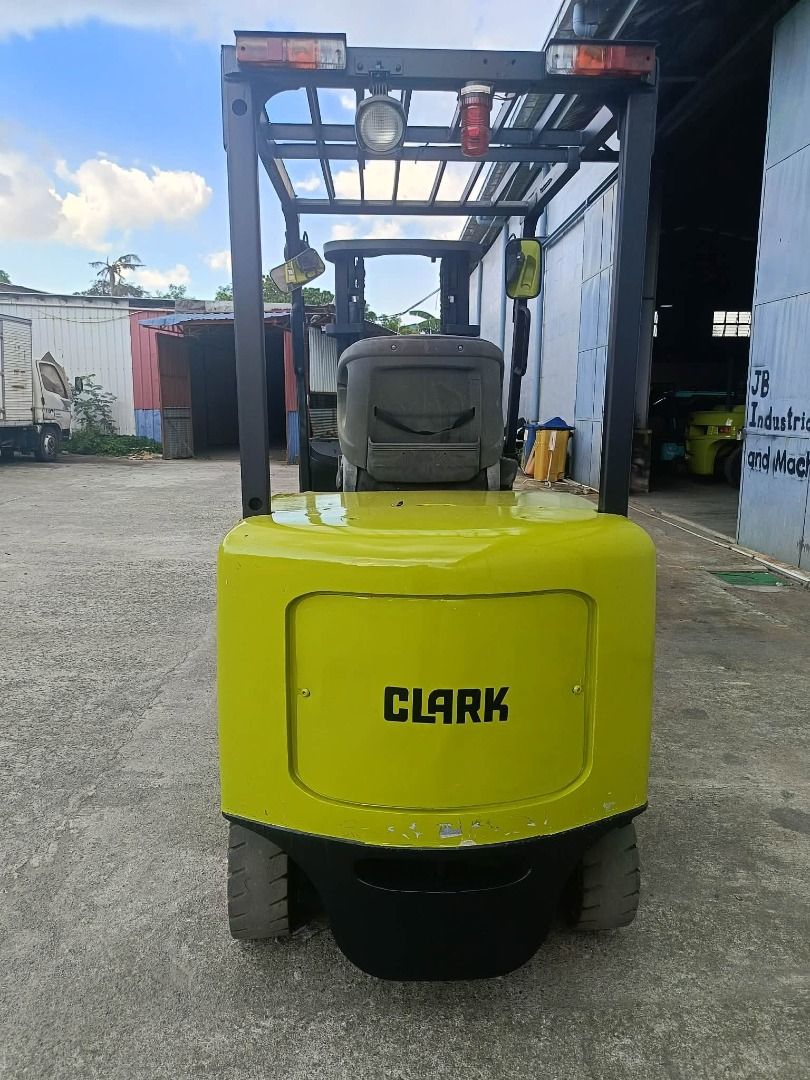 CLARK 3 TONS ELECTRIC FORKLIFT (Category: Industrial Equipment) located in Carmona. Submitted by jbindustrialpat (Listing ID 1452882787, Image 2). Description: SALE CLARK 3 TONS ELECTRIC COUNTER BALANCE FORKLIFT! BRAND: CLARK LOAD CAPACITY: 3 TONS LIFTING HEIGHT: 3 METERS GOOD CONDITION USED ELECTRIC CB (GOOD PERFORMANCE STILL) BEST USE FOR: - LOGISTICS - FOOD MANUFACTURING - PHARMACEUTICAL MANUFACTURING - WAREHOUSING - ELECTRONICS MANUFACTURING 