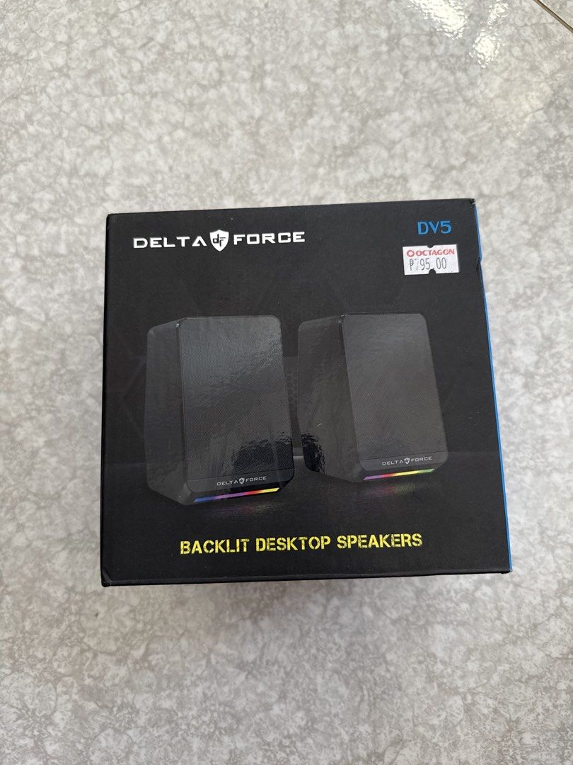 Delta Force brandnew desktop speakers (Category: Soundbars, Speakers & Amplifiers) located in San Juan, La Union. Submitted by prickleberry.ph (Listing ID 1452953009, Image 1). Description: brandnew.