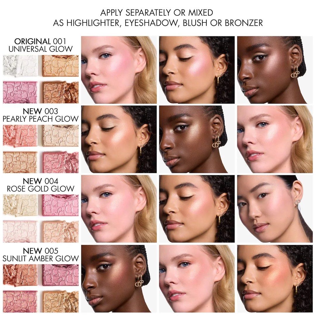 Dior Backstage Glow Face Palette - Various Shades (Category: Makeup) located in Manila. Submitted by lifeofchamppreloved (Listing ID 1452915166, Image 1). Description: Collecting Pasabuy Orders Dior Backstage Glow Face Palette Available Shades: • 001 Universal Glow • 003 Pearlescent Glow • 004 Rose Gold • 005 Copper Gold Price: ₱3,000 Order Cut-off: October 8 50% Down Payment Required to Confirm Your Order ETA: October 17.