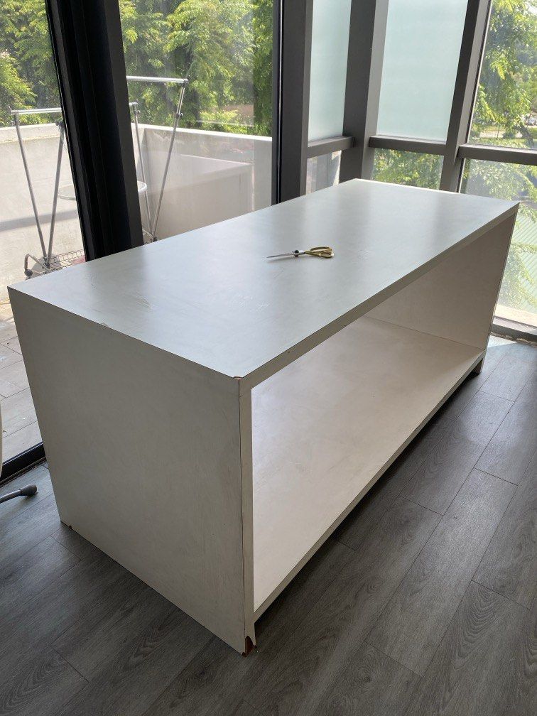 Drafting table (Category: Tables & Sets) located in Singapore. Submitted by yourpal_silverhawk (Listing ID 1452937073, Image 1). Description: Sturdy table. I used it for drafting. Can be use for any other craft-related used. 200cm X 84cm X 80cm Interested please arrange pick-up by 6/8/2026.