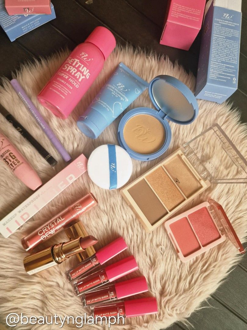 DW Cosmetics 12pc Complete Make Up Set (Category: Makeup) located in Quezon City. Submitted by floreskari78555 (Listing ID 1452982558, Image 1). Description: FOR SALE ‼️ DW Cosmetics 12-Piece Complete Makeup Set 💄✨ ​Get your entire glam routine in one bundle! ​Set Includes: ​Setting Spray Super Hold (Double Fixer) ​Liquid Foundation (Clear & Flawless, SPF 50) ​Face Powder (Lasting Waterproof, Oil Control) ​Contour Master ​Rosy Glow (Duo Blusher 