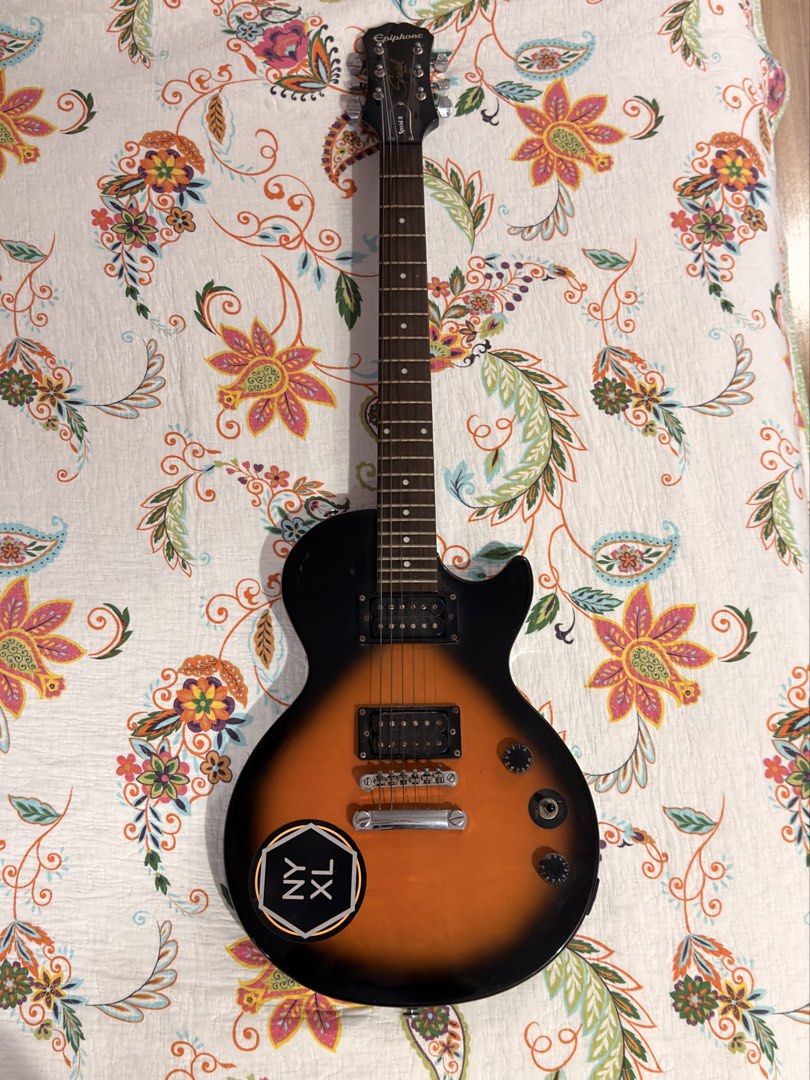 Epiphone Les Paul Speciall II (Category: Musical Instruments) located in Makati City. Submitted by revsells1000 (Listing ID 1453000761, Image 1). Description: Epiphone Les Paul Special II - bought at crescendo for 15k - sunburst color - minor scratches and flaws - needs cleaning and restring RFS: Starting a small business and I need funds price: 7,500 (last price 6,500 firm) Location: Makati Can do lalamove or meetup.