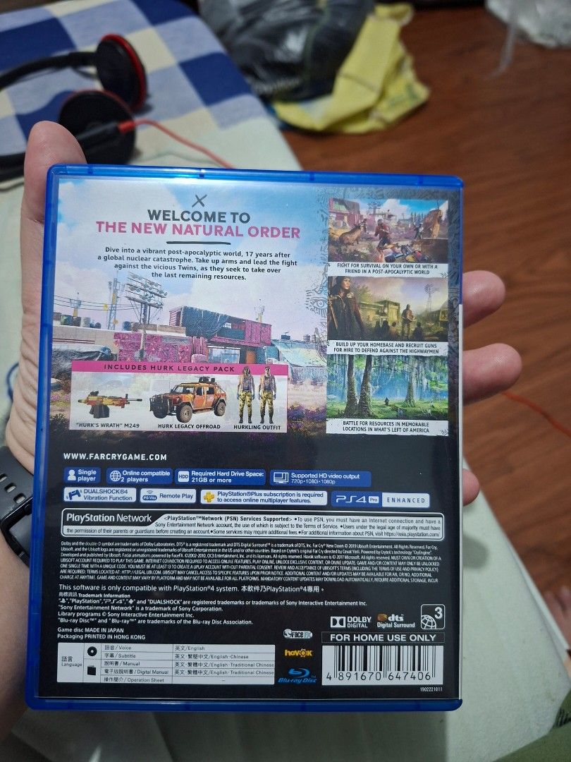 Far Cry New Dawn for sale (Category: PlayStation) located in Quezon City. Submitted by hyperdrake (Listing ID 1452922372, Image 2). Description: For sale Far Cry New Dawn - 600 Location: QC Mode of Payment: Gcash,BPI,Maya Shipping via Lalamove,Grab, LBC by schedule Message me for inquiries.
