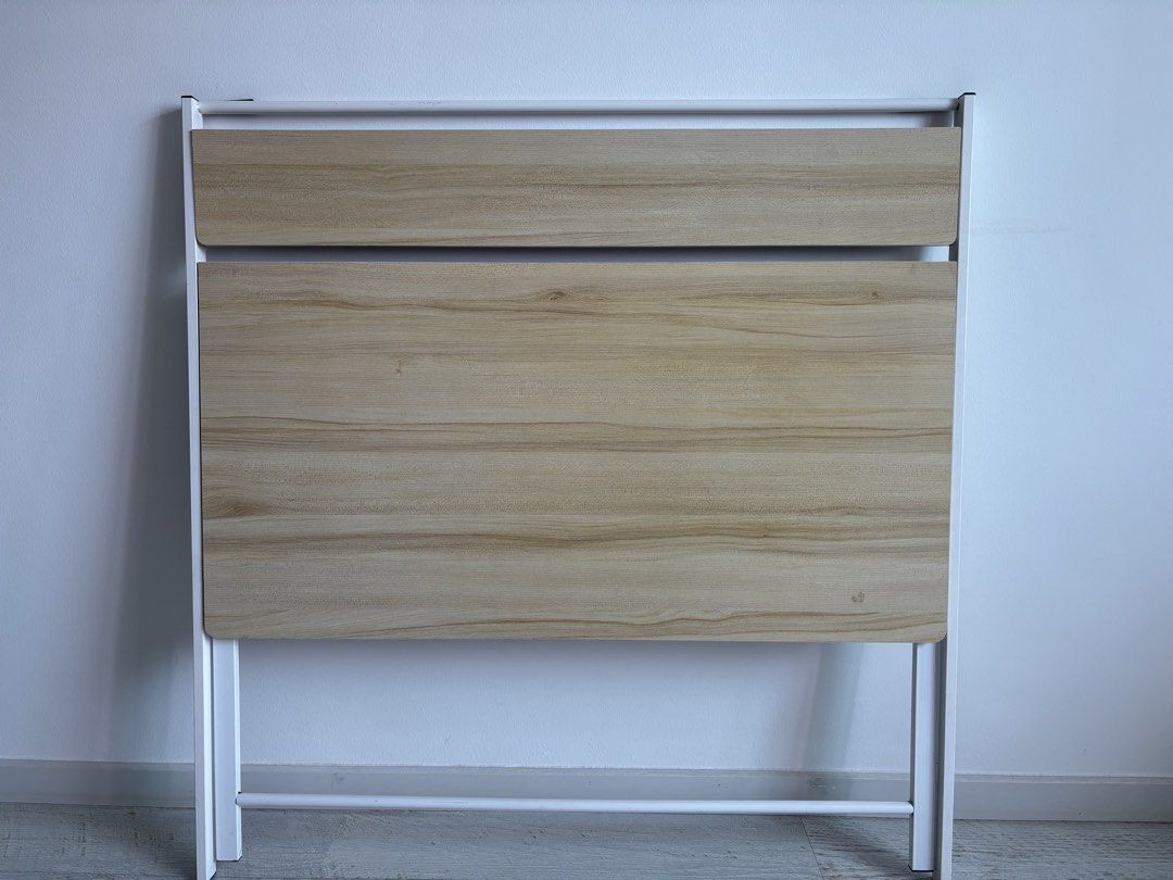 Foldable study table (Category: Tables & Sets) located in Singapore. Submitted by yling832 (Listing ID 1453006968, Image 2). Description: - foldable study table - no assembly required - 100 x 50 x 92.5cm - self collect from 14206x .