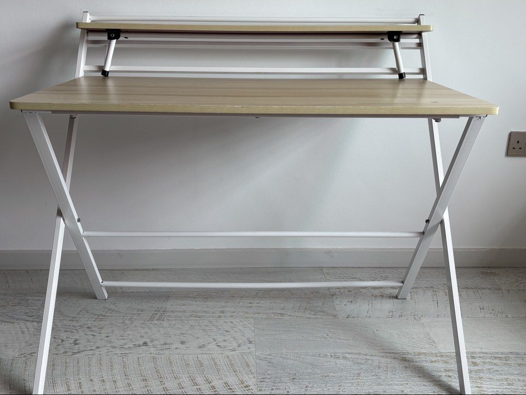 Foldable study table (Category: Tables & Sets) located in Singapore. Submitted by yling832 (Listing ID 1453006968, Image 1). Description: - foldable study table - no assembly required - 100 x 50 x 92.5cm - self collect from 14206x .