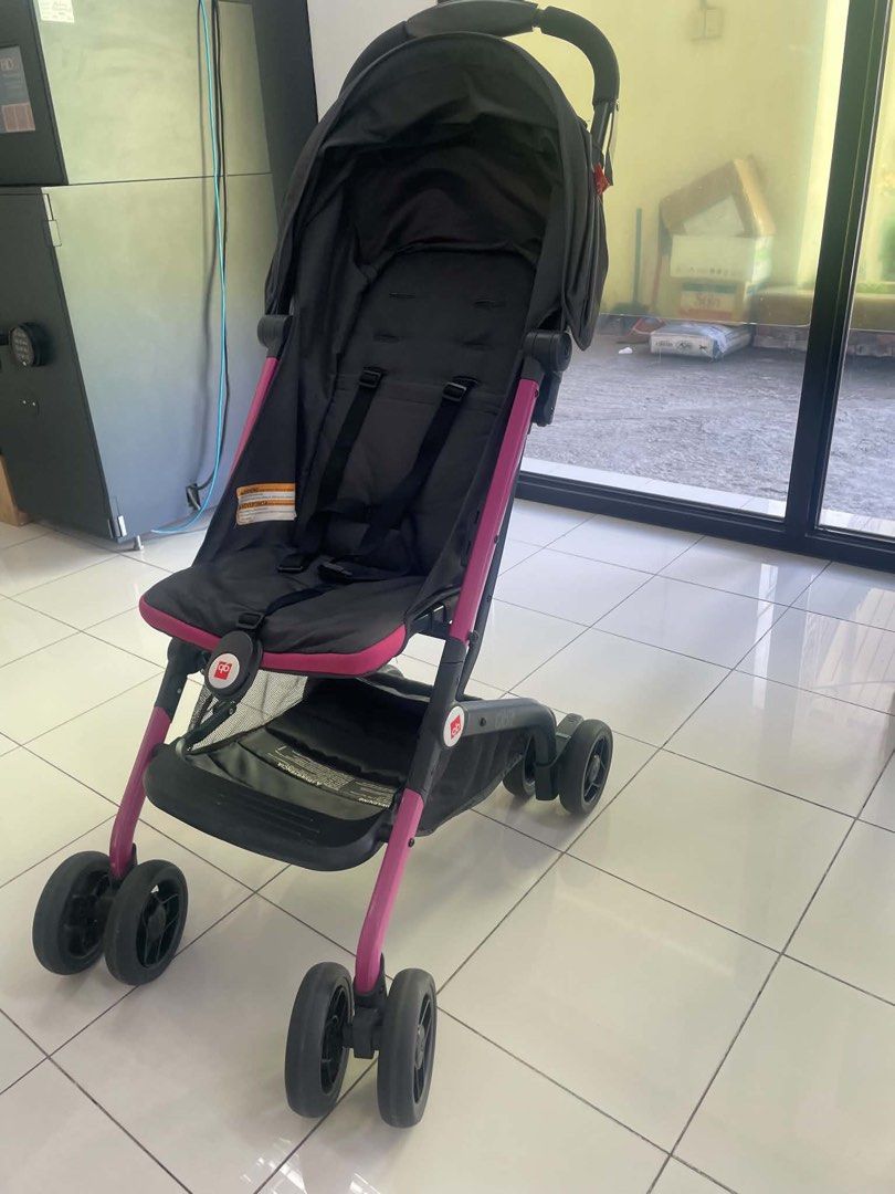GB All-Terrain Stroller - Pink and Black (Category: Strollers) located in Manila. Submitted by annekimber35250 (Listing ID 1441750228, Image 1). Description: - Lightweight and compact design - Easy to fold and carry - Excellent for travel and everyday use - Provides good sun protection with its canopy - Convenient storage basket underneath - Suitable for toddlers - Perfect for parents who are always on the go Rfs: outgrown.
