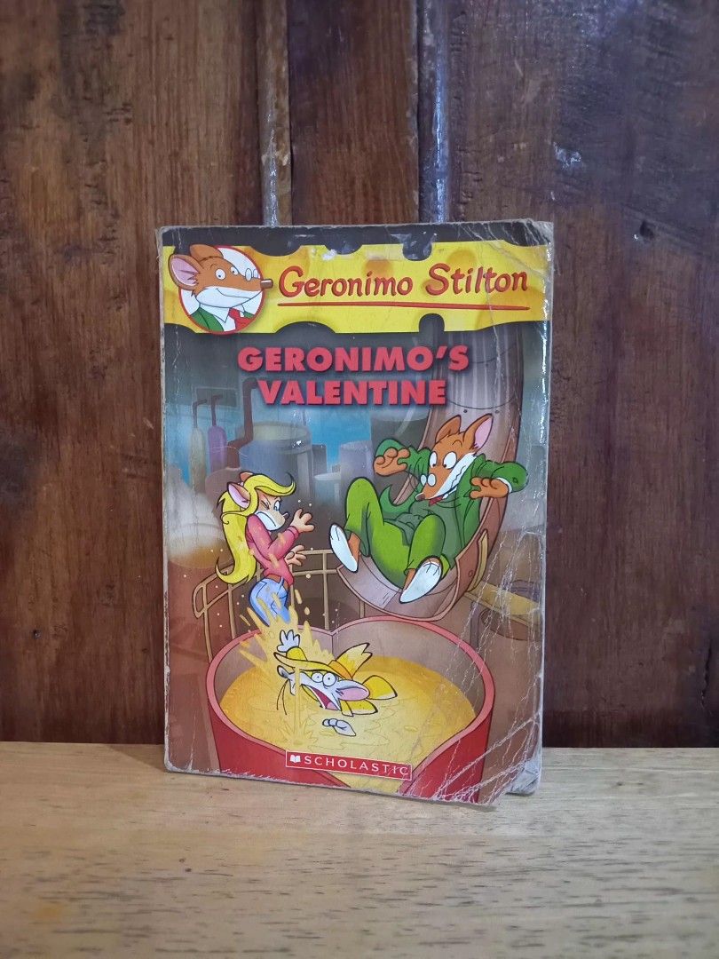 Geronimo Stilton: Geronimo's Valentine Children's Book (Category: Children's Books) located in Bacolod City. Submitted by baby_araneta (Listing ID 1452999796, Image 1). Description: - Geronimo Stilton Valentine book - Features Geronimo and friends on an adventure - Ideal for young readers - Published by Scholastic.
