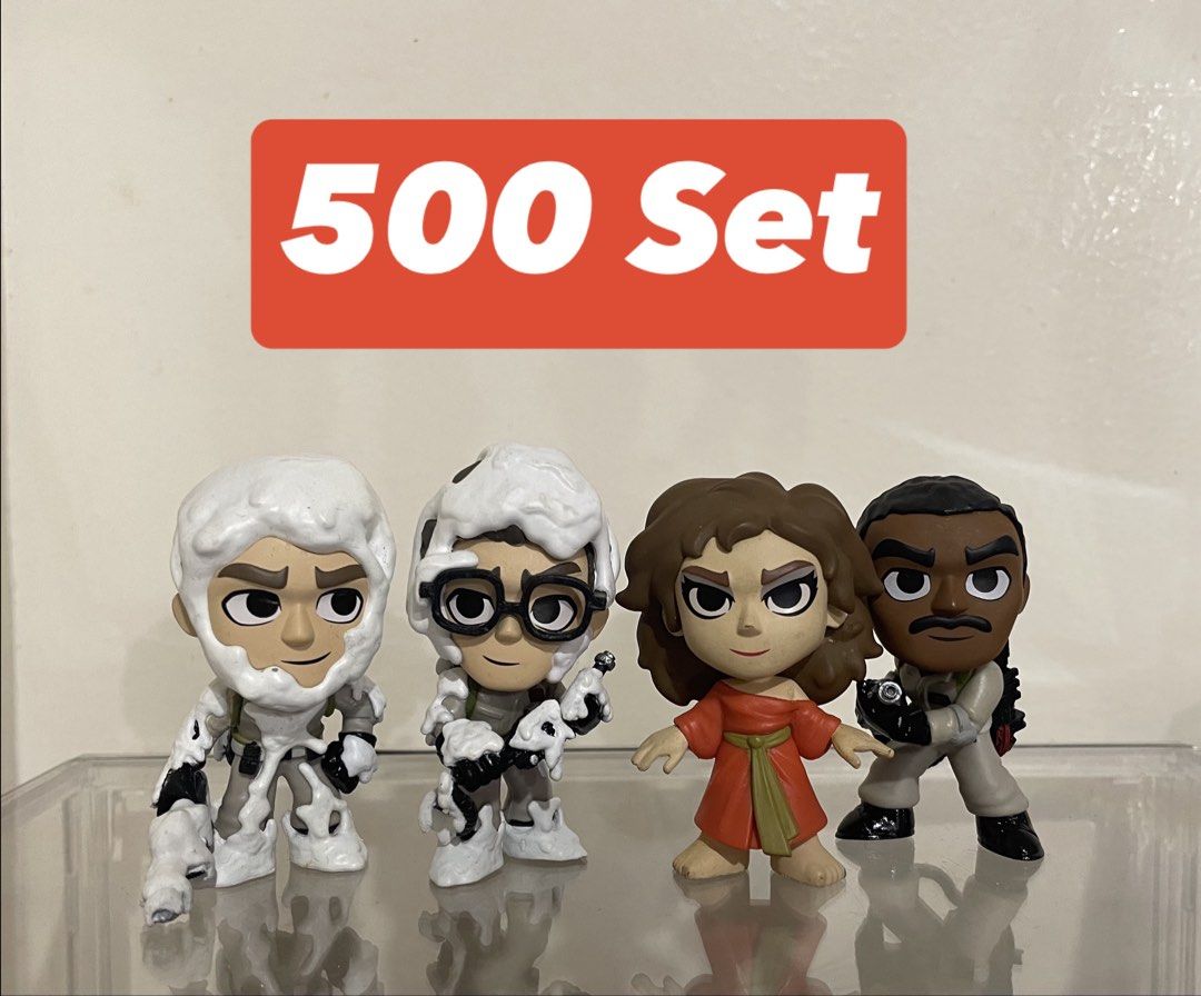 ghostbusters funko mystery minis set (Category: Designer & Blind Box Toys) located in Manila. Submitted by ecto_toys20 (Listing ID 1452968319, Image 1). Description: marshmallow goo egon spengler marshmallow goo ray stantz winston zeddemore dana barret Mop gcash location:deparo north caloocan shipping lalamove.