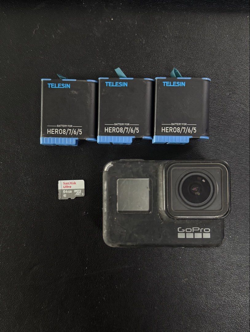 GO PRO HERO 7 BLACK (Category: Cameras) located in Manila. Submitted by gie_airsoft (Listing ID 1452941491, Image 2). Description: 64 GB SANDISK ULTRA 3X NEW BATTERY ADAPTER AND CASE.