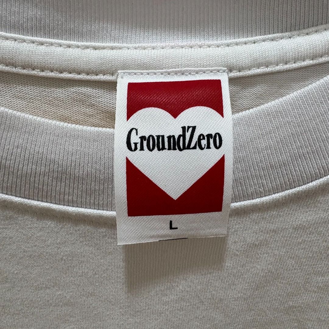 Ground Zero Tee (Category: Tshirts & Polo Shirts) located in Kuala Lumpur. Submitted by wonjack95 (Listing ID 1452962925, Image 3). Description: - White Ground Zero Tee - Size: L (175/96A) - Material: 100% Cotton .